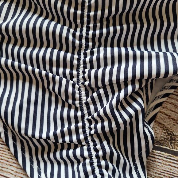 Xhilaration Navy Stripe Bikini Bottom - Picture 7 of 7